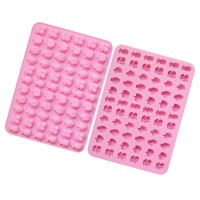 66 Cavity Fruit Chocolate Mold Silicone Cake Ice Mold Handmade DIY Soap Mold