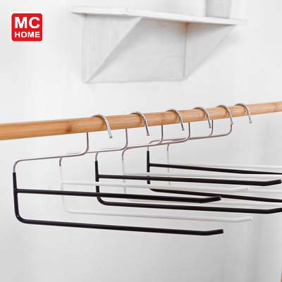 Hote Sale Non slip Creative Double Layers Pants Hanger